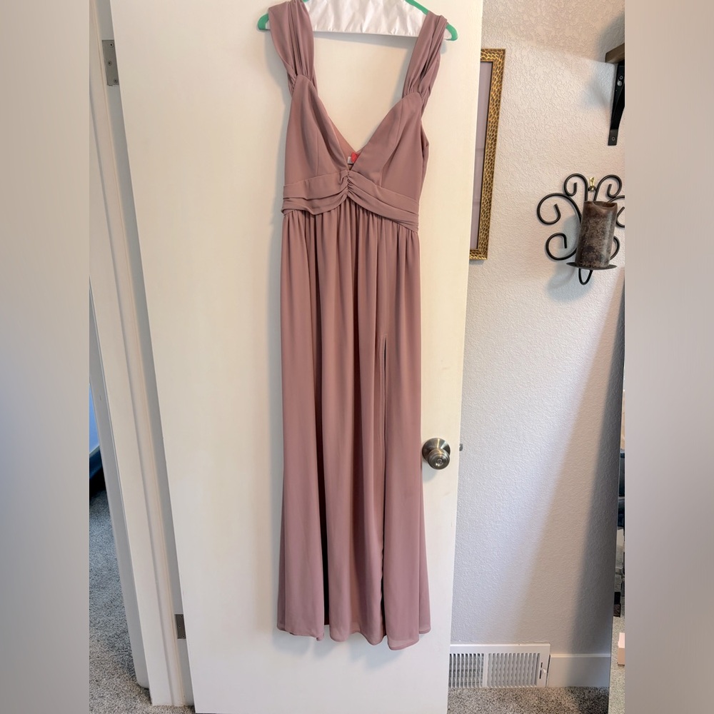 Mauve Bridesmaid / Wedding Guest Dress